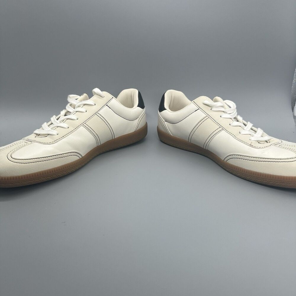 J.Crew Womens Field Sneakers White Beige US Size 9.5 9H Casual Sneakers - Picture 5 of 8